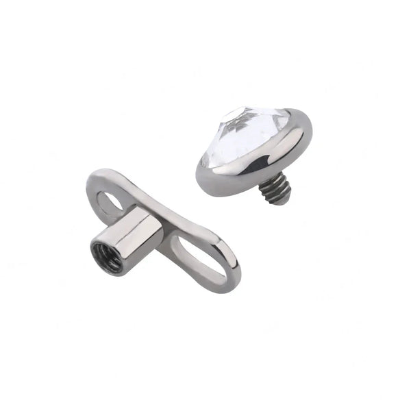 Titanium Dermal Anchor (2 Hole)