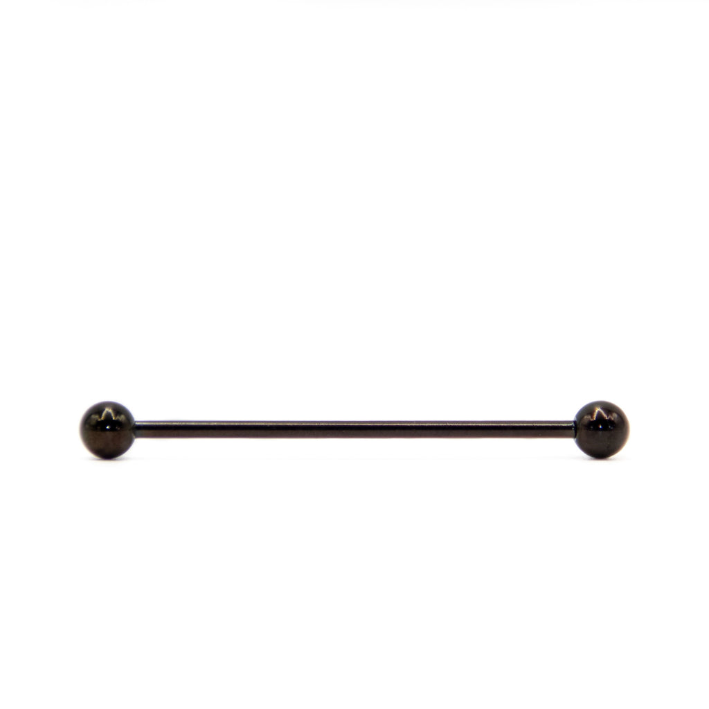 14GA Black Industrial Barbell