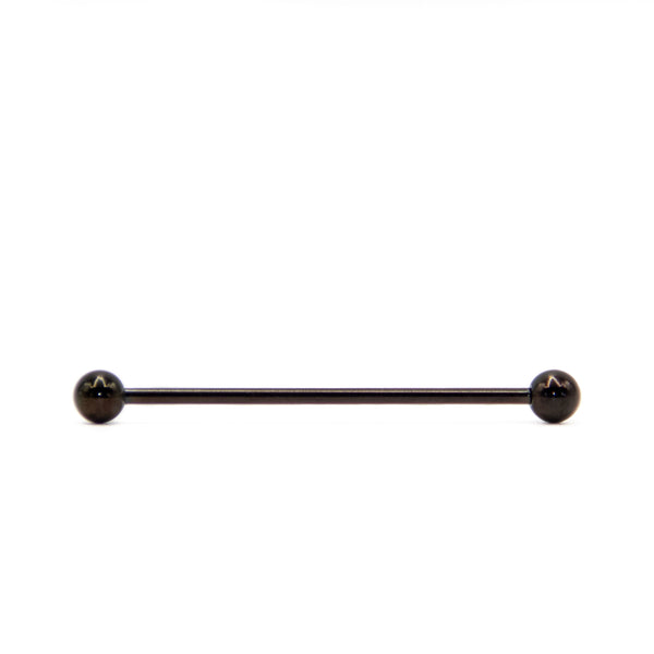 14GA Black Industrial Barbell