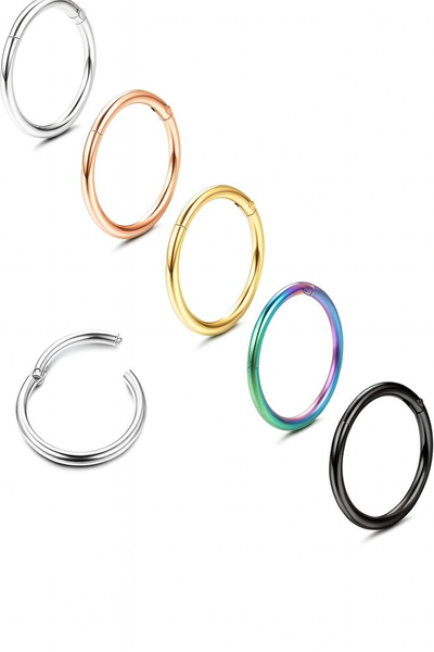18GA Seamless Hinged Ring (Steel)