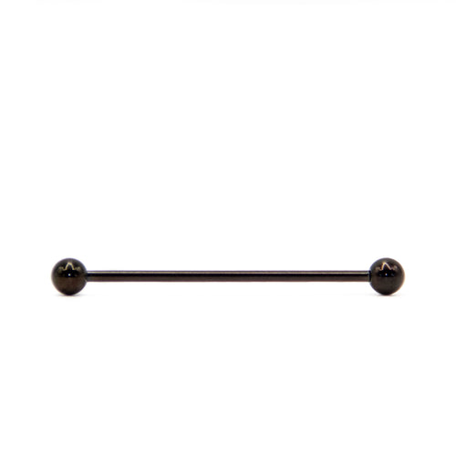 14GA Black Industrial Barbell