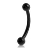 16GA Black Bent Barbell (Ball)