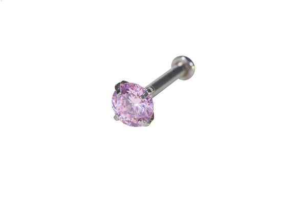 Prong Labret (Pink)