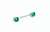 Prong Gem Nipple (Teal)